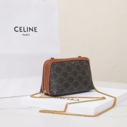 CELINE 2025FW New High Quality Shoulder Bag Popular Model Perfect for commuting to work or school