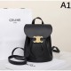 CELINE 2025FW New Luxury Backpack Women's Popular Stylish Model CELINE 2025FW New Luxury Backpack Women's Popular Stylish Model