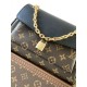 2025FW LOUIS VUITTON Louis Vuitton women's bag shoulder bag Luxury elegant style