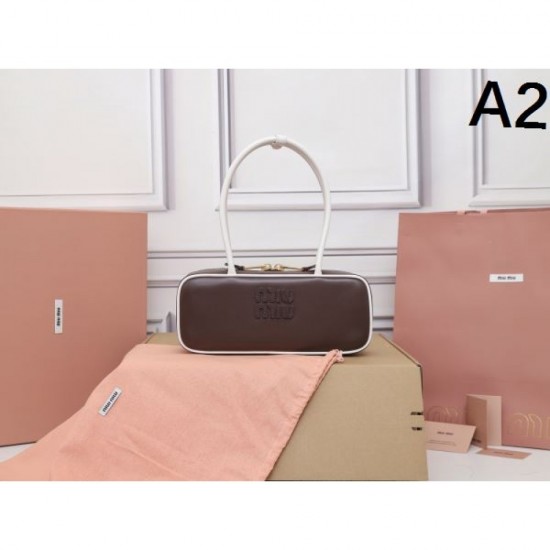 MIU MIU Miu Miu 2025FW New Luxury Tote Bag Women's Popular Stylish Model