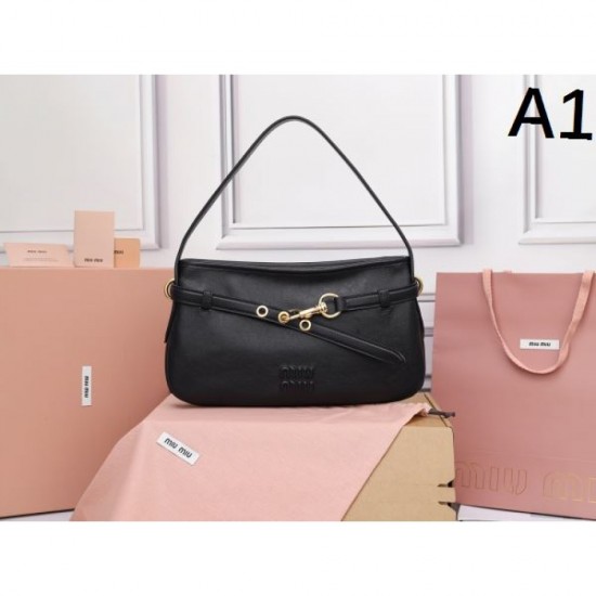 MIU MIU Miu Miu 2025FW New Popular Tote Bag Women's Luxury Large Capacity MIU MIU Miu Miu 2025FW New Popular Tote Bag Women's Luxury Large Capacity