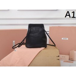 MIU MIU Miu Miu 2025FW New Elegant Backpack Women's Luxury Popular Item