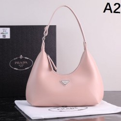 PRADA 2025FW New Large Capacity Tote Bag Stylish Women's High Quality Model