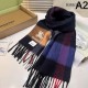 2025FW Scarf BURBERRY Elegant scarf that brightens up your winter mood