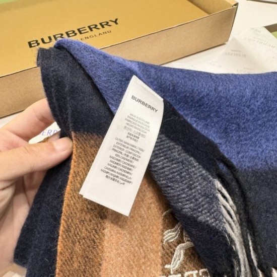 2025FW Scarf BURBERRY Elegant scarf that brightens up your winter mood
