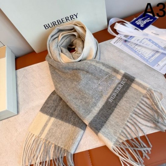 2025FW Scarf BURBERRY A masterpiece that combines elegance and casual feel