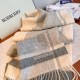 2025FW Scarf BURBERRY A masterpiece that combines elegance and casual feel