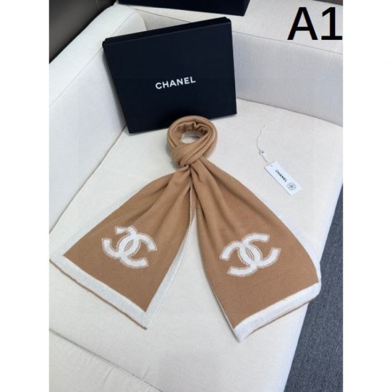 2025FW Scarf CHANEL CHANEL A refreshing new scarf that looks great with your fall/winter outfits