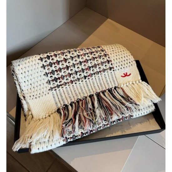 2025FW Scarf CHANEL CHANEL Trend scarf attracting attention from overseas celebrities