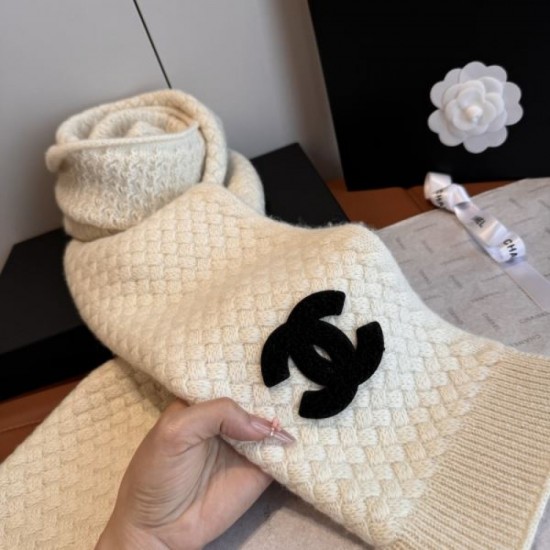 2025FW Scarf CHANEL This season's trendy gorgeous colors are attractive
