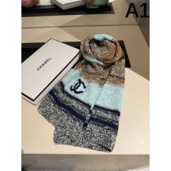 2025FW Scarf CHANEL CHANEL Hot topic! Immediately sold out items with outstanding elegance