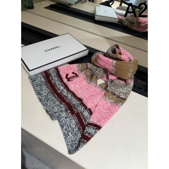 2025FW Scarf CHANEL CHANEL Hot topic! Immediately sold out items with outstanding elegance