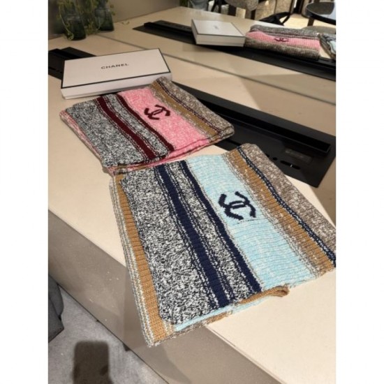 2025FW Scarf CHANEL CHANEL Hot topic! Immediately sold out items with outstanding elegance