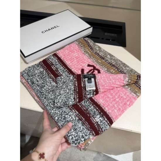 2025FW Scarf CHANEL CHANEL Hot topic! Immediately sold out items with outstanding elegance