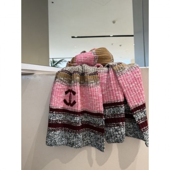 2025FW Scarf CHANEL CHANEL Hot topic! Immediately sold out items with outstanding elegance