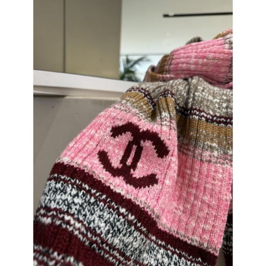 2025FW Scarf CHANEL CHANEL Hot topic! Immediately sold out items with outstanding elegance