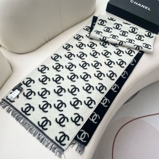 2025FW Scarf CHANEL CHANEL The latest fashionable scarf that is gaining popularity