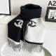 2025FW Scarf CHANEL CHANEL Featured scarf that matches this season's trends