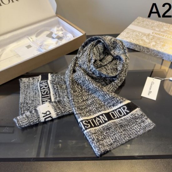 2025FW Scarf DIOR Trendy scarf to match with tops this season