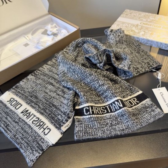 2025FW Scarf DIOR Trendy scarf to match with tops this season