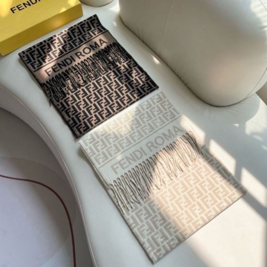 2025FW Scarf FENDI Adult scarf for elegant casual look