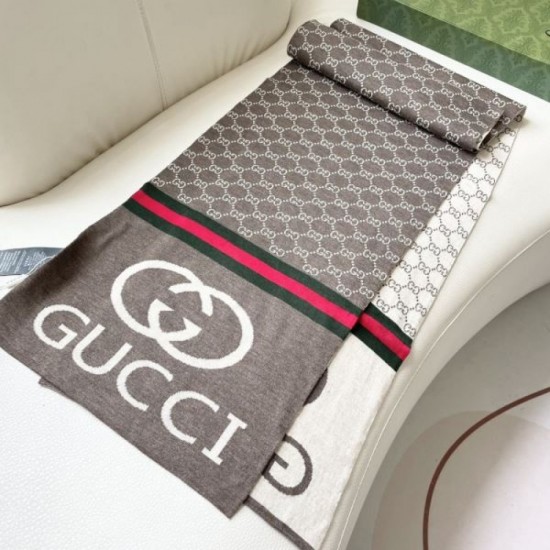 2025FW Scarf GUCCI Gucci New item with an eye-catching sophisticated design