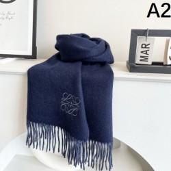 2025FW Scarf LOEWE A must-see sophisticated scarf for fashion experts