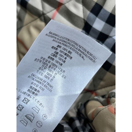 BURBERRY Burberry Cotton 2025 Fall/Winter New Item This year's latest trend outerwear BURBERRY Burberry Cotton 2025 Fall/Winter New Item This year's latest trend outerwear