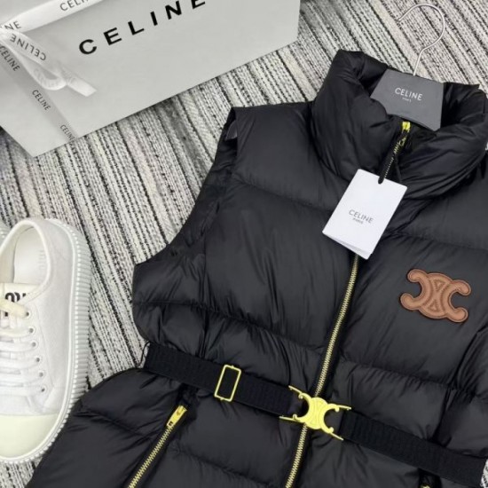 CELINE Down Vest 2025 New Autumn/Winter Popular brand that is getting a lot of attention this autumn CELINE Down Vest 2025 New Autumn/Winter Popular brand that is getting a lot of attention this autumn