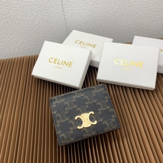 2025FW Bifold Wallet CELINE Celine Item suitable for the perfect present