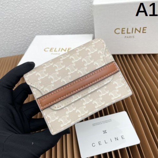2025FW Bifold Wallet CELINE CELINE Eye-catching winter new item