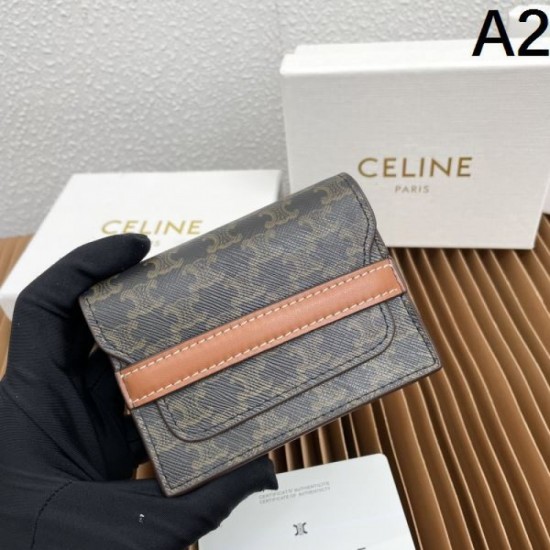 2025FW Bifold Wallet CELINE CELINE Eye-catching winter new item