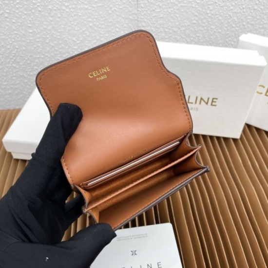2025FW Bifold Wallet CELINE CELINE Eye-catching winter new item
