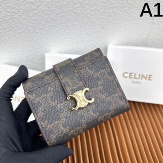 2025FW Trifold Wallet CELINE Popular brand that you can understand at a glance