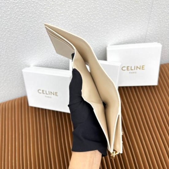 2025FW Trifold Wallet CELINE Popular brand that you can understand at a glance