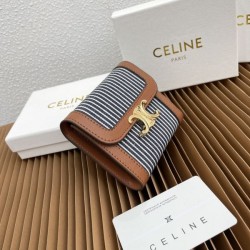 2025FW Trifold Wallet CELINE New item attracting attention in the fall/winter season