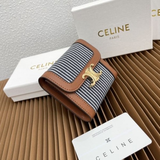 2025FW Trifold Wallet CELINE New item attracting attention in the fall/winter season