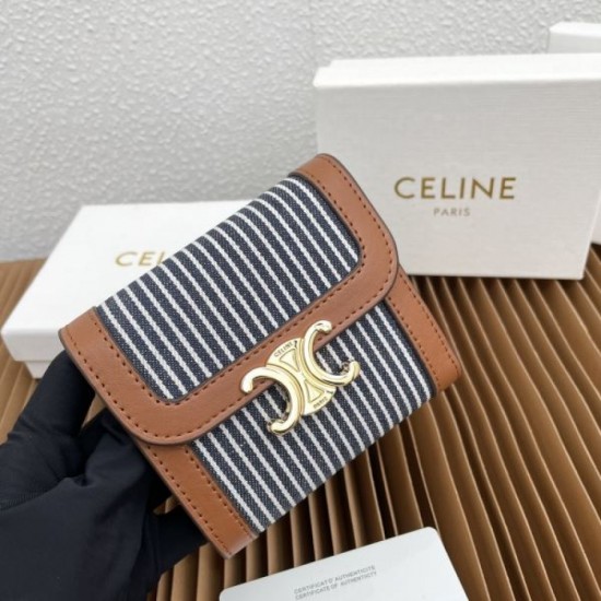 2025FW Trifold Wallet CELINE New item attracting attention in the fall/winter season