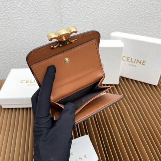 2025FW Trifold Wallet CELINE New item attracting attention in the fall/winter season