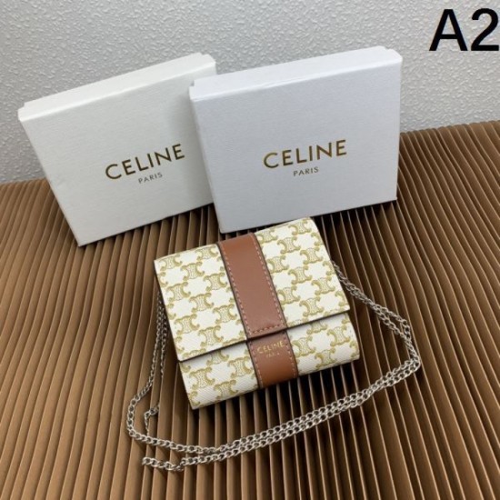 2025FW Trifold Wallet CELINE Celine A popular item with increasing expectations