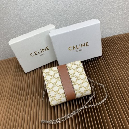 2025FW Trifold Wallet CELINE Celine A popular item with increasing expectations
