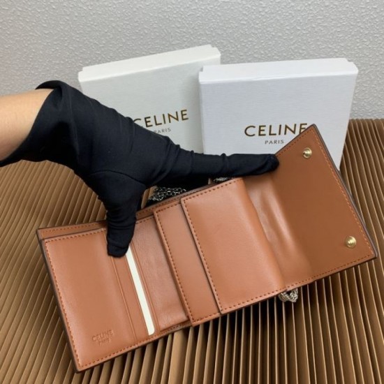 2025FW Trifold Wallet CELINE Celine A popular item with increasing expectations