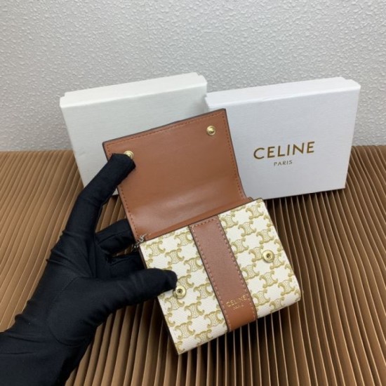 2025FW Trifold Wallet CELINE Celine A popular item with increasing expectations