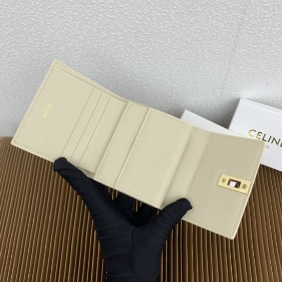 2025FW Trifold Wallet CELINE A design that overflows with adult charm