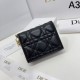 2025FW Bifold Wallet DIOR Dior This season's popular item, a must-see new item