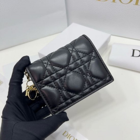 2025FW Bifold Wallet DIOR Dior This season's popular item, a must-see new item