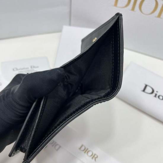2025FW Bifold Wallet DIOR Dior This season's popular item, a must-see new item