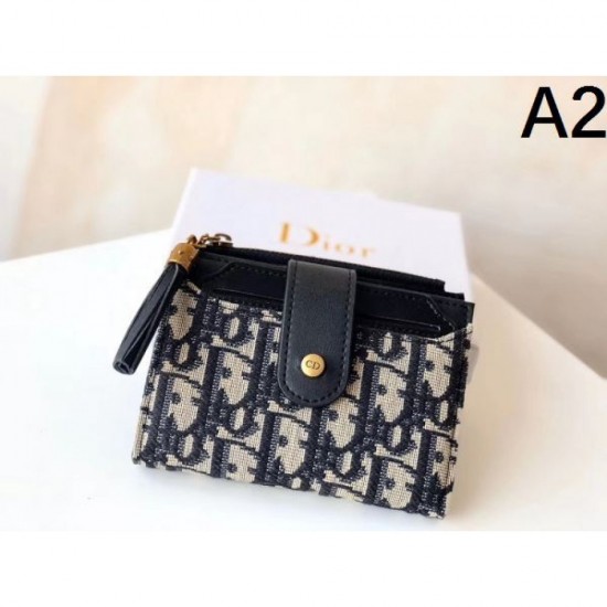 2025FW Bifold Wallet DIOR Luxurious brand, amazing price