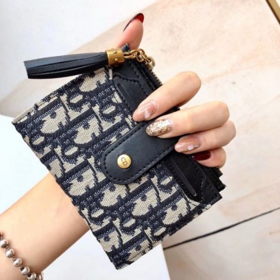 2025FW Bifold Wallet DIOR Luxurious brand, amazing price