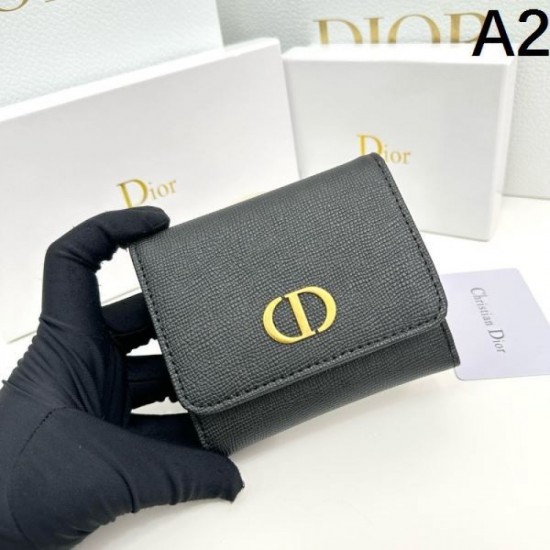 2025FW Trifold Wallet DIOR Many Dior users! Standard popular items